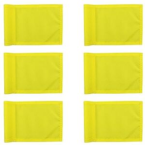 MiOYOOW 6 Pcs Drapeaux de Golf, Mini Drapeaux de Rechange Imperméable, pour Entraînement de Terrain de Golf, Cour Arrière Intérieure et Extérieure - Publicité MiOYOOW 6 Pcs Drapeaux de Golf, Mini Drapeaux de Rechange Imperméable, pour Entraînement de Terrain de Golf, Cour Arrière Intérieure et Extérieure - Publicité