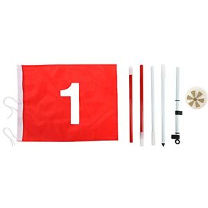 Tiiyee Mini Drapeaux de Golf pour Putting Green, Trou de Tasse et Drapeau pour Terrain de Golf, Accessoires de mât Amovibles Portables avec kit combiné Rouge, idée Cadeau - Publicité Tiiyee Mini Drapeaux de Golf pour Putting Green, Trou de Tasse et Drapeau pour Terrain de Golf, Accessoires de mât Amovibles Portables avec kit combiné Rouge, idée Cadeau - Publicité