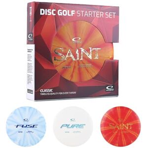 LATITUDE 64° GOLF DISCS Set Disc Golf 3 Disques Classic – Latitude 64 – Saint, Fuse & Pure – Kit Débutant et Intermédiaire – Plastique Retro Durable, Gris ou argenté - Publicité LATITUDE 64° GOLF DISCS Set Disc Golf 3 Disques Classic – Latitude 64 – Saint, Fuse & Pure – Kit Débutant et Intermédiaire – Plastique Retro Durable, Gris ou argenté - Publicité