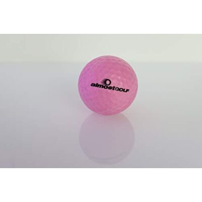 Almost Almostgolf Lot de 10 balles de Golf Rose Taille 43 - Publicité Almost Almostgolf Lot de 10 balles de Golf Rose Taille 43 - Publicité