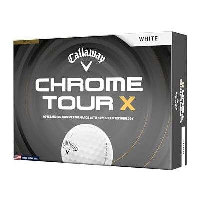 Callaway Golf Chrome Tour X 2026 Balles de Golf - Publicité Callaway Golf Chrome Tour X 2026 Balles de Golf - Publicité