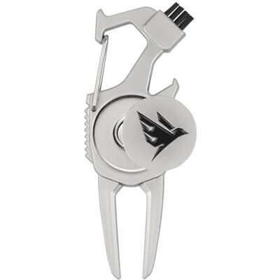 SWIFTEE Outil de réparation 7 en 1 pour divot de golf – Support de club, brosse, boucle à clip, nettoyeur de rainures, décapsuleur, marqueur de balle, outil de divot – Coffret cadeau inclus - Publicité SWIFTEE Outil de réparation 7 en 1 pour divot de golf – Support de club, brosse, boucle à clip, nettoyeur de rainures, décapsuleur, marqueur de balle, outil de divot – Coffret cadeau inclus - Publicité