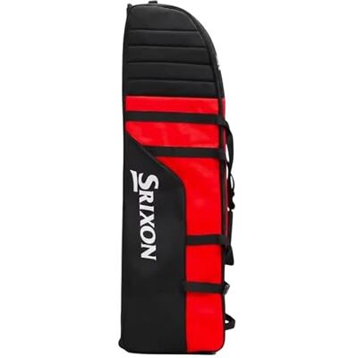 Srixon Housse de voyage avec roues pour sac de golf, noir/rouge - Publicité Srixon Housse de voyage avec roues pour sac de golf, noir/rouge - Publicité
