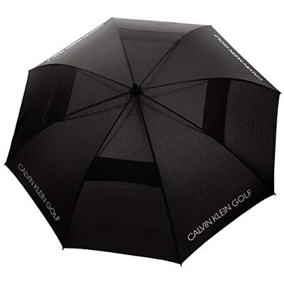 Calvin Klein Solide Couleur Ventilé Double Canopy Golf Umbrella - Publicité Calvin Klein Solide Couleur Ventilé Double Canopy Golf Umbrella - Publicité
