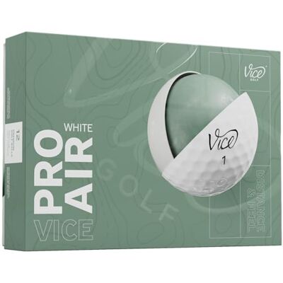 Vice Golf Vice Pro Air Balles de golf - Publicité Vice Golf Vice Pro Air Balles de golf - Publicité