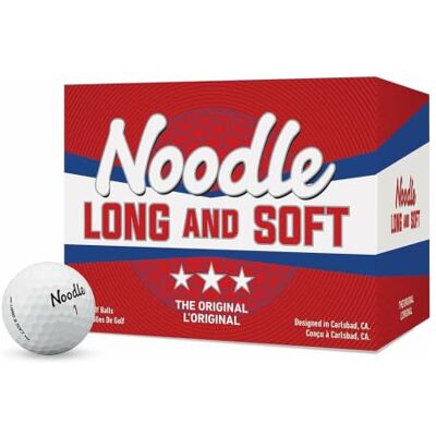TaylorMade - Noodle Long Soft DDZ - Blanc - Golf Ball - Publicité TaylorMade - Noodle Long Soft DDZ - Blanc - Golf Ball - Publicité