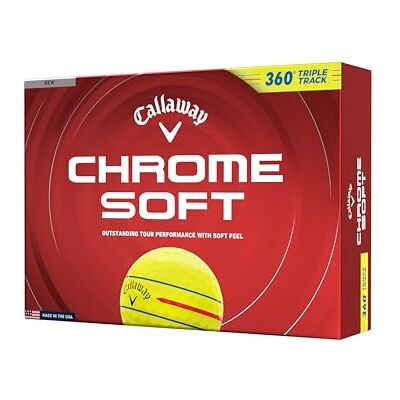 Callaway Golf Chrome Soft 2026 Balles de Golf - Publicité Callaway Golf Chrome Soft 2026 Balles de Golf - Publicité
