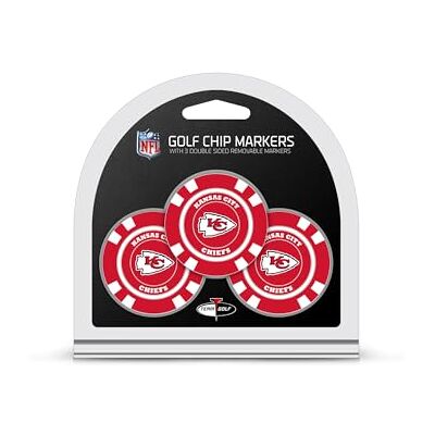 Team Golf NFL Lot de 3 marqueurs de Balle de Golf Jeton de Poker avec Petits marqueurs Double Face en émail - Publicité Team Golf NFL Lot de 3 marqueurs de Balle de Golf Jeton de Poker avec Petits marqueurs Double Face en émail - Publicité