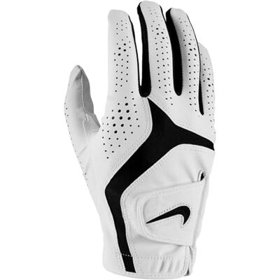 Nike Dura Feel X GG REG R Gants de golf pour femme Pearl White/Pearl White/Black M/L - Publicité Nike Dura Feel X GG REG R Gants de golf pour femme Pearl White/Pearl White/Black M/L - Publicité