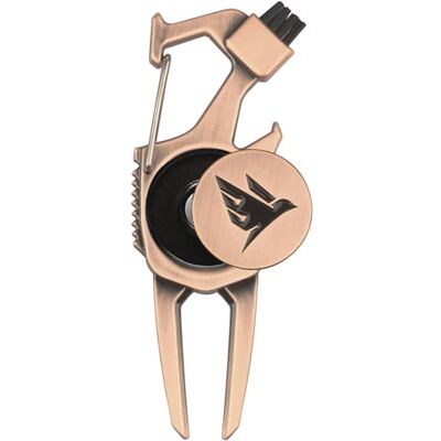 SWIFTEE Outil de réparation 7 en 1 pour divot de golf – Support de club, brosse, boucle à clip, nettoyeur de rainures, décapsuleur, marqueur de balle, outil de divot – Coffret cadeau inclus - Publicité SWIFTEE Outil de réparation 7 en 1 pour divot de golf – Support de club, brosse, boucle à clip, nettoyeur de rainures, décapsuleur, marqueur de balle, outil de divot – Coffret cadeau inclus - Publicité