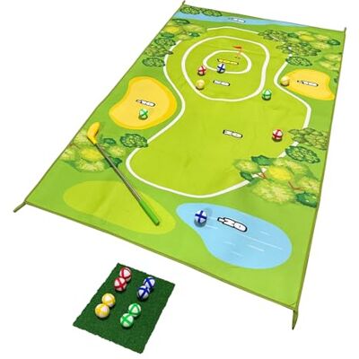 Mad Monkey Jeu de Tapis de Golf - 150x100cm - Publicité Mad Monkey Jeu de Tapis de Golf - 150x100cm - Publicité