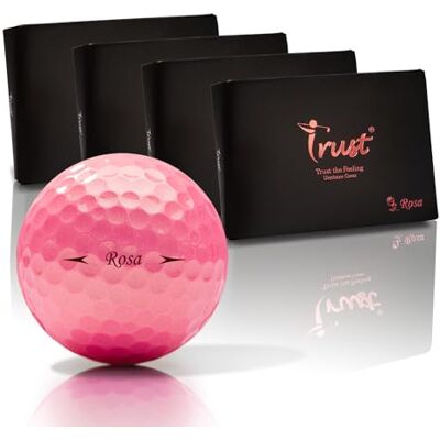 Trust Balles de Golf Aurora – Haute visibilité, Longue Distance, vol Stable, trajectoire Droite, arrêt Puissant, uréthane Cristal, qualité Tour, Noyau 3 Couches Dynamique, 12/48 balles - Publicité Trust Balles de Golf Aurora – Haute visibilité, Longue Distance, vol Stable, trajectoire Droite, arrêt Puissant, uréthane Cristal, qualité Tour, Noyau 3 Couches Dynamique, 12/48 balles - Publicité