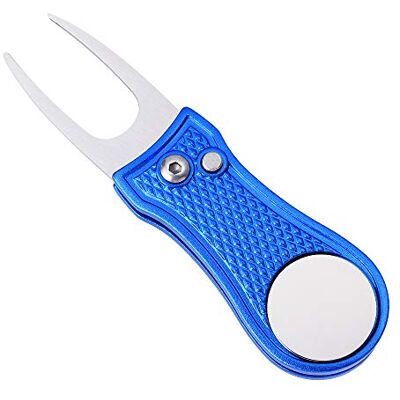 Mile High Life Outil de Divot de Golf Pliable en métal avec Bouton Pop-up et marqueur de Balle magnétique (Multicolore/Forme) - Publicité Mile High Life Outil de Divot de Golf Pliable en métal avec Bouton Pop-up et marqueur de Balle magnétique (Multicolore/Forme) - Publicité
