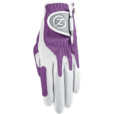 Zero Friction Ladies Compression Golf Glove Purple LH Glove (RH Golfer) - Publicité Zero Friction Ladies Compression Golf Glove Purple LH Glove (RH Golfer) - Publicité