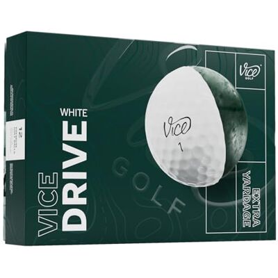 Vice Golf Balles de Golf Vice Drive - Publicité Vice Golf Balles de Golf Vice Drive - Publicité
