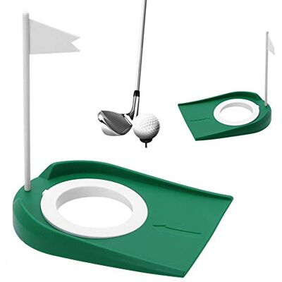 Vbestlife Sport Golf Putting Cup Pratique Trou Pratique Aides avec en Plastique Drapeau Blanc Value Pack Durable Réglable Léger Portable Intérieur Extérieur Le Golf Golf Putting Green - Publicité Vbestlife Sport Golf Putting Cup Pratique Trou Pratique Aides avec en Plastique Drapeau Blanc Value Pack Durable Réglable Léger Portable Intérieur Extérieur Le Golf Golf Putting Green - Publicité