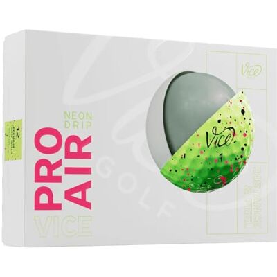 Vice Golf Vice Pro Air Balles de Golf Rose/Noir - Publicité Vice Golf Vice Pro Air Balles de Golf Rose/Noir - Publicité