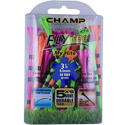 CHAMP - My Hite Flytees Combo - Taille Unique - golf tees - Publicité CHAMP - My Hite Flytees Combo - Taille Unique - golf tees - Publicité