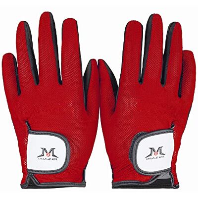 MAZEL Gants de golf pour enfants main gauche et droite en polyuréthane de qualité supérieure, tissu en maille respirante pour une meilleure prise en main, tailles S, M, L disponibles - Publicité MAZEL Gants de golf pour enfants main gauche et droite en polyuréthane de qualité supérieure, tissu en maille respirante pour une meilleure prise en main, tailles S, M, L disponibles - Publicité