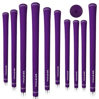 MAZEL Lot de 10 poignées de golf antidérapantes et absorbant les chocs Taille standard/moyenne pour une meilleure prise en main - Publicité MAZEL Lot de 10 poignées de golf antidérapantes et absorbant les chocs Taille standard/moyenne pour une meilleure prise en main - Publicité