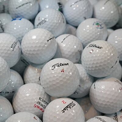 Titleist 100 balles de golf recyclées de catégorie A - Publicité Titleist 100 balles de golf recyclées de catégorie A - Publicité