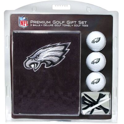 Team Golf NFL Coffret Cadeau : Serviette de Golf brodée, 3 balles de Golf et 14 Tees de Golf réglementaires de 6,4 cm, Serviette à Trois Plis 40,6 x 55,9 cm et 100% Coton - Publicité Team Golf NFL Coffret Cadeau : Serviette de Golf brodée, 3 balles de Golf et 14 Tees de Golf réglementaires de 6,4 cm, Serviette à Trois Plis 40,6 x 55,9 cm et 100% Coton - Publicité