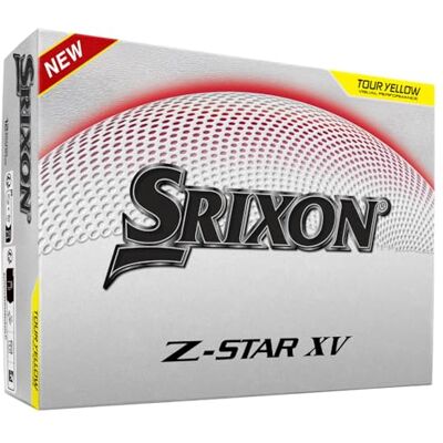 Ballon de golf Srixon Z-Star XV Jaune Tour - Publicité Ballon de golf Srixon Z-Star XV Jaune Tour - Publicité