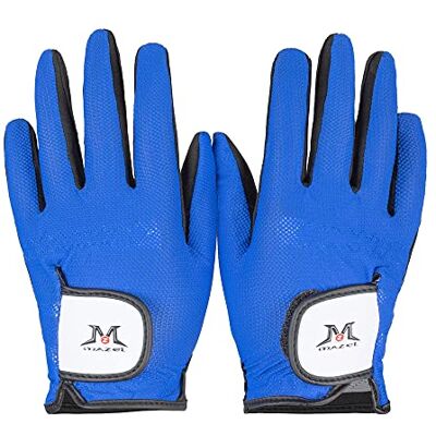 MAZEL Gants de golf pour enfants main gauche et droite en polyuréthane de qualité supérieure, tissu en maille respirante pour une meilleure prise en main, tailles S, M, L disponibles - Publicité MAZEL Gants de golf pour enfants main gauche et droite en polyuréthane de qualité supérieure, tissu en maille respirante pour une meilleure prise en main, tailles S, M, L disponibles - Publicité