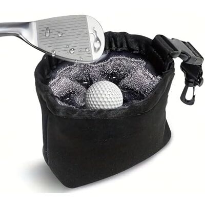 Generic GolfClean Pro Le Sac de Nettoyage pour Clubs et Balles Accessoires de Golf Noir Coffret Cadeau - Publicité Generic GolfClean Pro Le Sac de Nettoyage pour Clubs et Balles Accessoires de Golf Noir Coffret Cadeau - Publicité