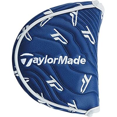 TaylorMade New TP Hydroblast Blue/White Mallet Golf Putter Headcover - Publicité TaylorMade New TP Hydroblast Blue/White Mallet Golf Putter Headcover - Publicité