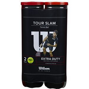 Wilson Balles de Tennis, Tour Slam, 2 lots de 4 balles, Toutes surfaces, Jaune, - Publicité Wilson Balles de Tennis, Tour Slam, 2 lots de 4 balles, Toutes surfaces, Jaune, - Publicité