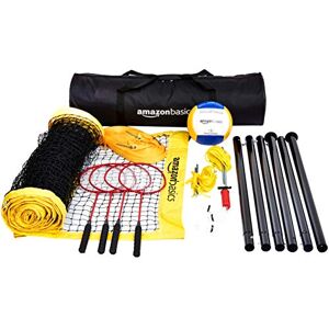 Amazon Basics Set de volley-ball et de badminton - Publicité Amazon Basics Set de volley-ball et de badminton - Publicité