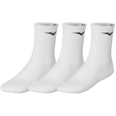 Mizuno Chaussettes d'entraînement 3P, blanc/blanc, XL - Publicité Mizuno Chaussettes d'entraînement 3P, blanc/blanc, XL - Publicité