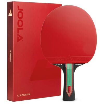 JOOLA Raquette de Tennis de Table Red Carbon Pro/Carbon Control/Carbon X – Raquette de Ping-Pong en Carbone avec Boîte Magnétique - Publicité JOOLA Raquette de Tennis de Table Red Carbon Pro/Carbon Control/Carbon X – Raquette de Ping-Pong en Carbone avec Boîte Magnétique - Publicité