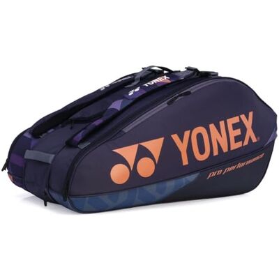 YONEX Pro Racquet Bag 9 Pcs Mdnv Housse De Raquette Bleu Orange - Publicité YONEX Pro Racquet Bag 9 Pcs Mdnv Housse De Raquette Bleu Orange - Publicité