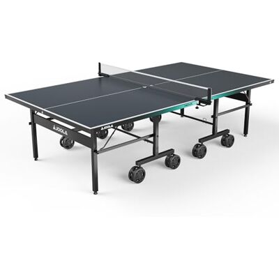 JOOLA Nova 500A Table de ping-pong d'extérieur de qualité supérieure Résistante aux intempéries Pliable Avec système de filet et roulettes - Publicité JOOLA Nova 500A Table de ping-pong d'extérieur de qualité supérieure Résistante aux intempéries Pliable Avec système de filet et roulettes - Publicité