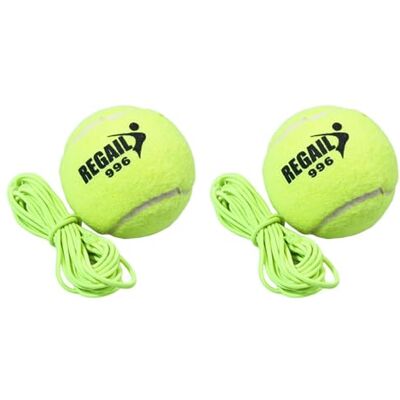 Generic 2Pcs Balle de Tennis avec Cordon,Tennis Trainer, Entraîneur de Tennis Cordon Élastique Balle, Caoutchouc Entraîneur de Tennis Balle - Publicité Generic 2Pcs Balle de Tennis avec Cordon,Tennis Trainer, Entraîneur de Tennis Cordon Élastique Balle, Caoutchouc Entraîneur de Tennis Balle - Publicité