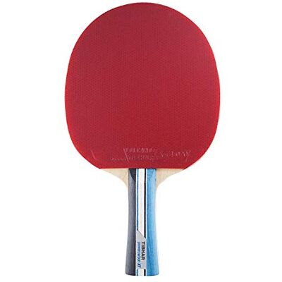 Tibhar Raquette de ping Pong Powercarbon XT Allround et Offensive avec l'approbation de la compétition ITTF Bleu - Publicité Tibhar Raquette de ping Pong Powercarbon XT Allround et Offensive avec l'approbation de la compétition ITTF Bleu - Publicité
