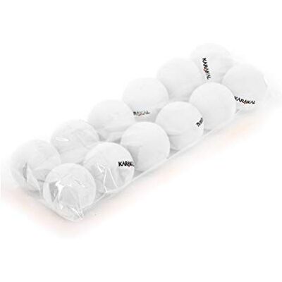 Karakal Table Tennis Balls x12 White - Publicité Karakal Table Tennis Balls x12 White - Publicité