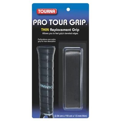 Tourna Tour Grip - Poignée Pro Tour - Couleur noire - Équipement sportif - Publicité Tourna Tour Grip - Poignée Pro Tour - Couleur noire - Équipement sportif - Publicité