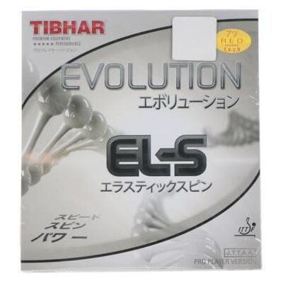 Tibhar Evolution EL-S Revêtement de Tennis, , rouge, 2 mm - Publicité Tibhar Evolution EL-S Revêtement de Tennis, , rouge, 2 mm - Publicité