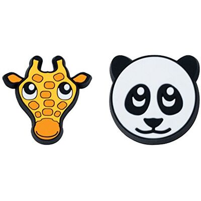 Gamma Zoodamp Lot de 2 amortisseurs de Vibrations Motif Panda Girafe Multicolore Taille S - Publicité Gamma Zoodamp Lot de 2 amortisseurs de Vibrations Motif Panda Girafe Multicolore Taille S - Publicité