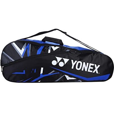 YONEX Sac de Badminton SUNR BT5 Noir Royal - Publicité YONEX Sac de Badminton SUNR BT5 Noir Royal - Publicité