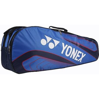 YONEX Sac de Badminton BT5 2 Compartiments à Fermeture éclair pour Ranger 3 Raquettes et vêtements , Bleu Roi, Bleu Marine, L, Sportif - Publicité YONEX Sac de Badminton BT5 2 Compartiments à Fermeture éclair pour Ranger 3 Raquettes et vêtements , Bleu Roi, Bleu Marine, L, Sportif - Publicité