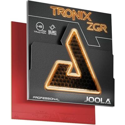 JOOLA Tronix ZGR Revêtement de tennis de table Rouge Max - Publicité JOOLA Tronix ZGR Revêtement de tennis de table Rouge Max - Publicité