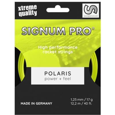 Signum Pro Polaris Cordage en Garniture 12m Saitenstärke - Publicité Signum Pro Polaris Cordage en Garniture 12m Saitenstärke - Publicité