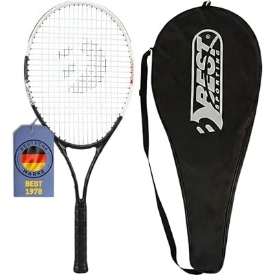 Best Sporting Raquette de tennis pour débutants XT-Power 250 g Force de préhension L3 Raquette de tennis légère en aluminium Idéale pour les enfants, les adolescents et les adultes Avec - Publicité Best Sporting Raquette de tennis pour débutants XT-Power 250 g Force de préhension L3 Raquette de tennis légère en aluminium Idéale pour les enfants, les adolescents et les adultes Avec - Publicité