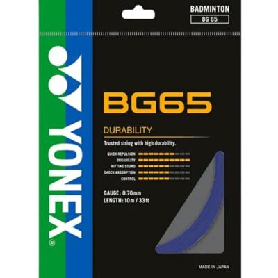Yonex Corde pour raquette de badminton Bleu roi 0,7 mm 10 m - Publicité Yonex Corde pour raquette de badminton Bleu roi 0,7 mm 10 m - Publicité
