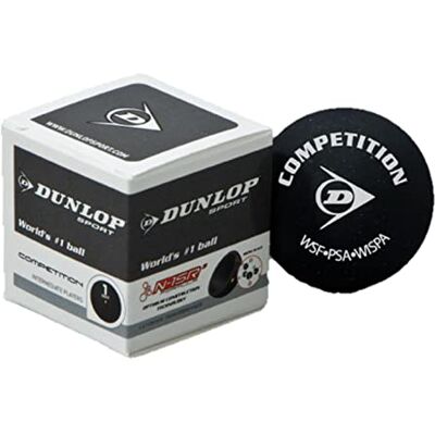 Dunlop Balle de squash Noir - Publicité Dunlop Balle de squash Noir - Publicité