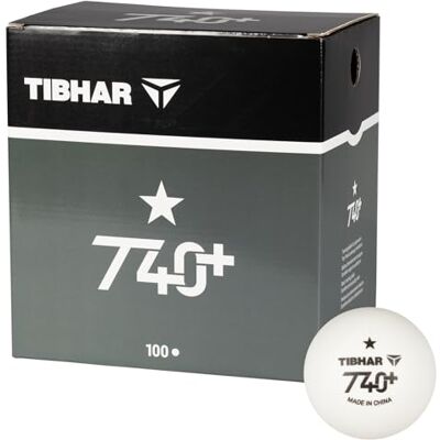 Tibhar Lot de 100 balles de tennis de table T40+ Blanc Ballon d'entraînement de qualité supérieure en plastique ABS - Publicité Tibhar Lot de 100 balles de tennis de table T40+ Blanc Ballon d'entraînement de qualité supérieure en plastique ABS - Publicité